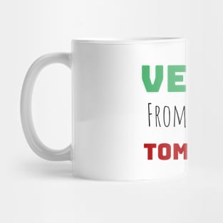 vegan from my head tomatoes Mug